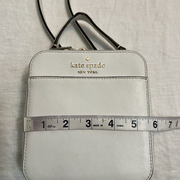 kate spade Women's Daisy Vanity Crossbody White Leather - Picture 8 of 10